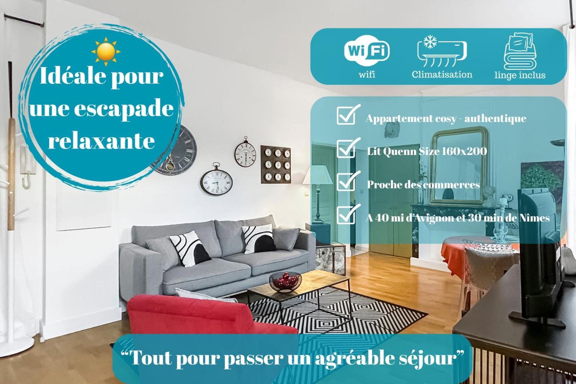 Nid Douillet Au Coeur D'Uzes Appartement Buitenkant foto